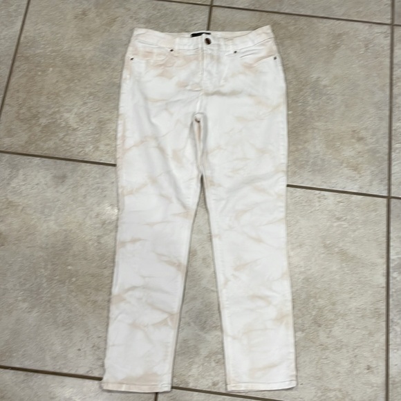 Chico’s So Slimming Tie-Dye Ankle Crop Jeans 0/4 - Picture 5 of 9
